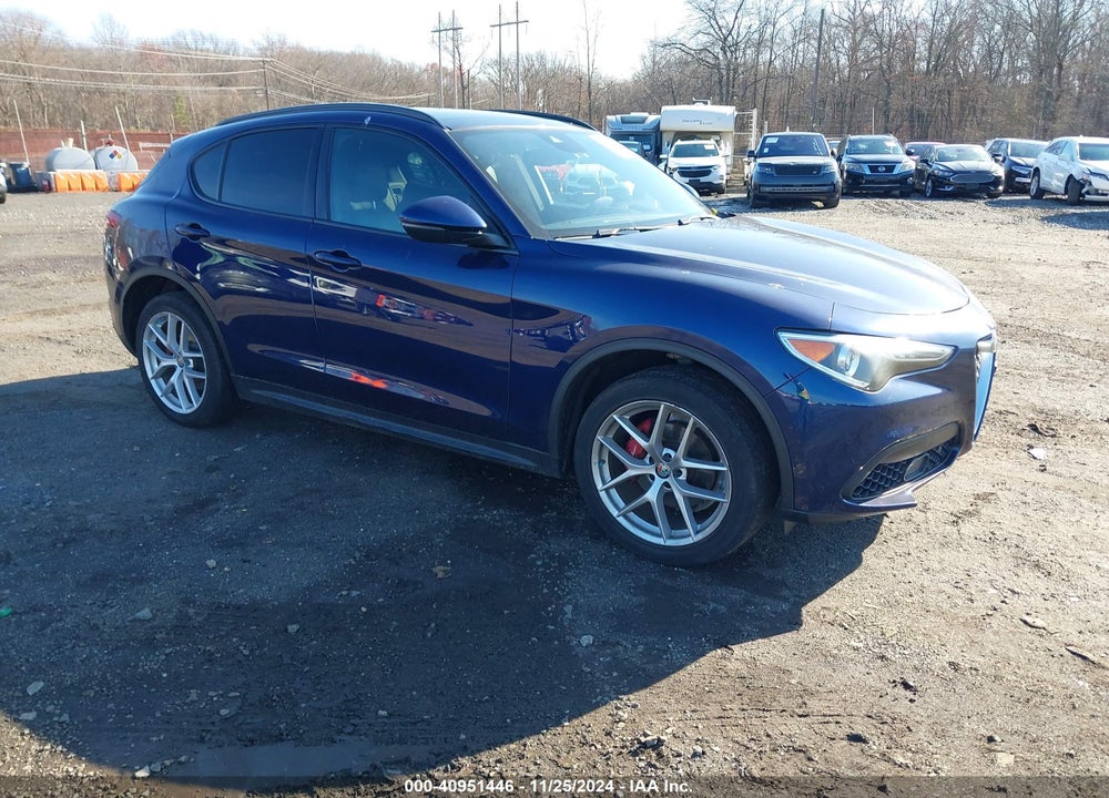 2018 ALFA ROMEO STELVIO TI SPORT AWD VIN: ZASFAKNNXJ7C26487