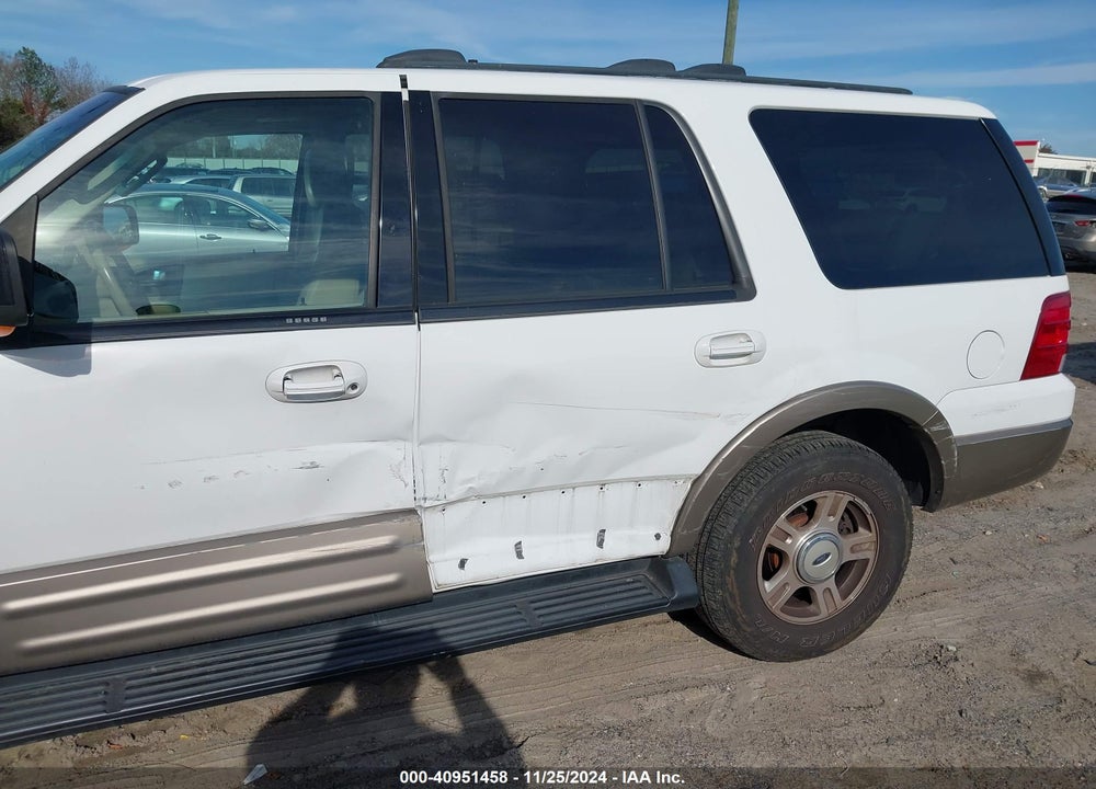2003 FORD EXPEDITION EDDIE BAUER VIN: 1FMFU18L63LA39600
