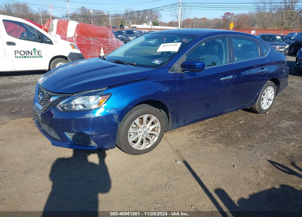 2019 NISSAN SENTRA SV VIN: 3N1AB7AP2KY408420