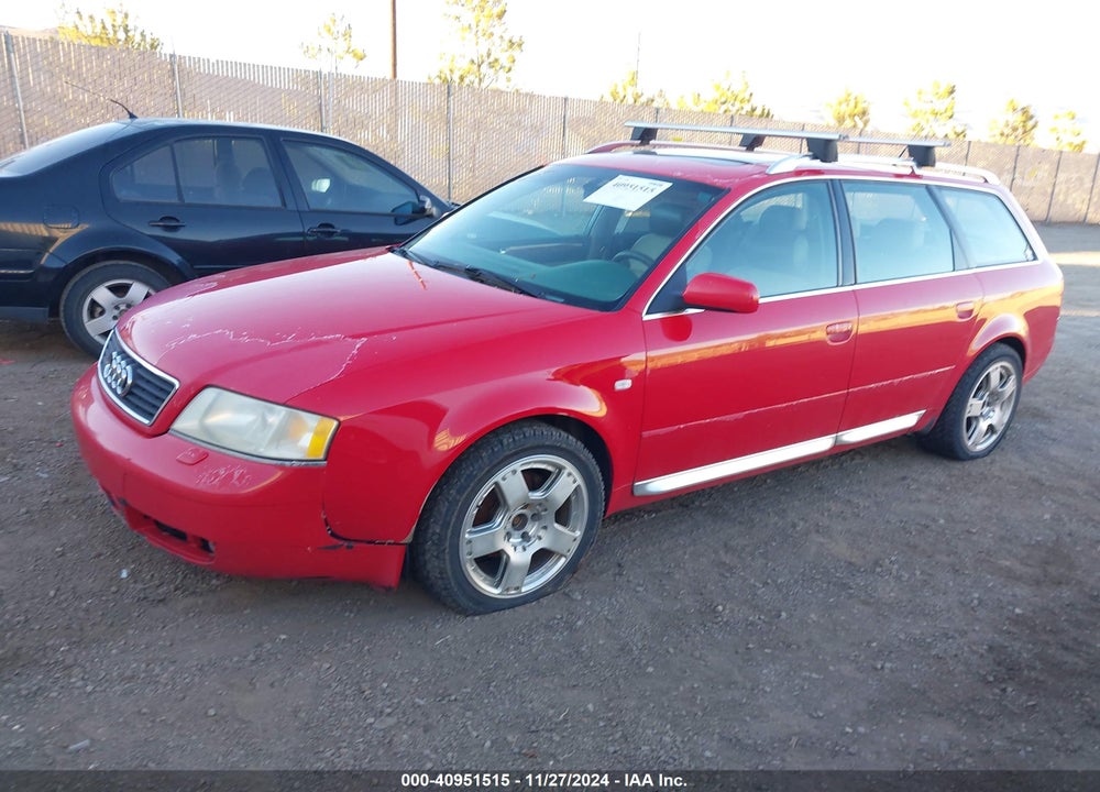 1999 AUDI A6 2.8 AVANT VIN: WAUDA34B4XN106084