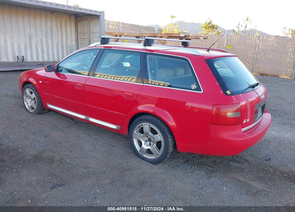 1999 AUDI A6 2.8 AVANT VIN: WAUDA34B4XN106084
