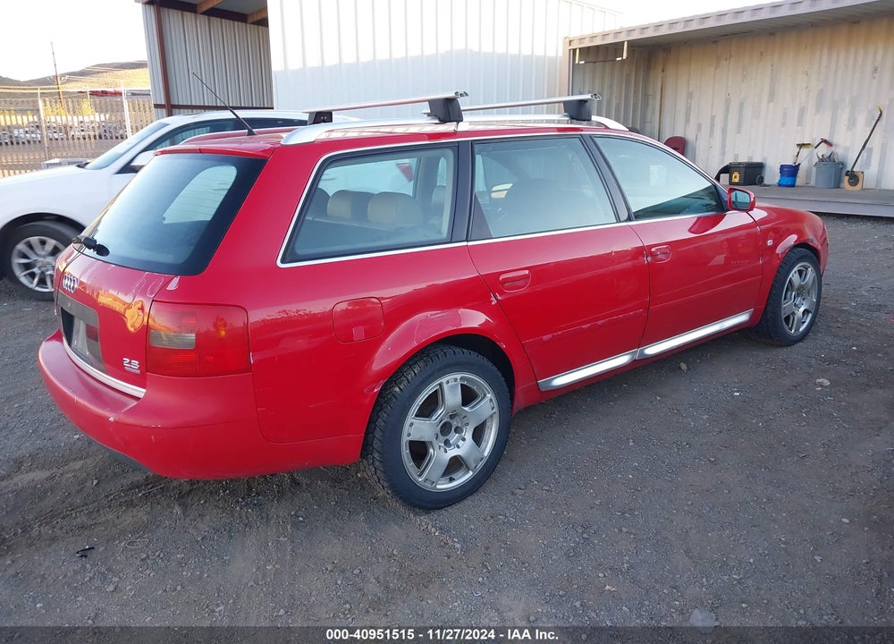 1999 AUDI A6 2.8 AVANT VIN: WAUDA34B4XN106084