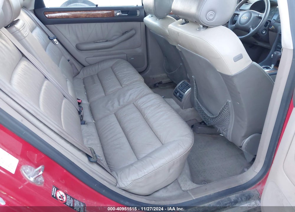 1999 AUDI A6 2.8 AVANT VIN: WAUDA34B4XN106084