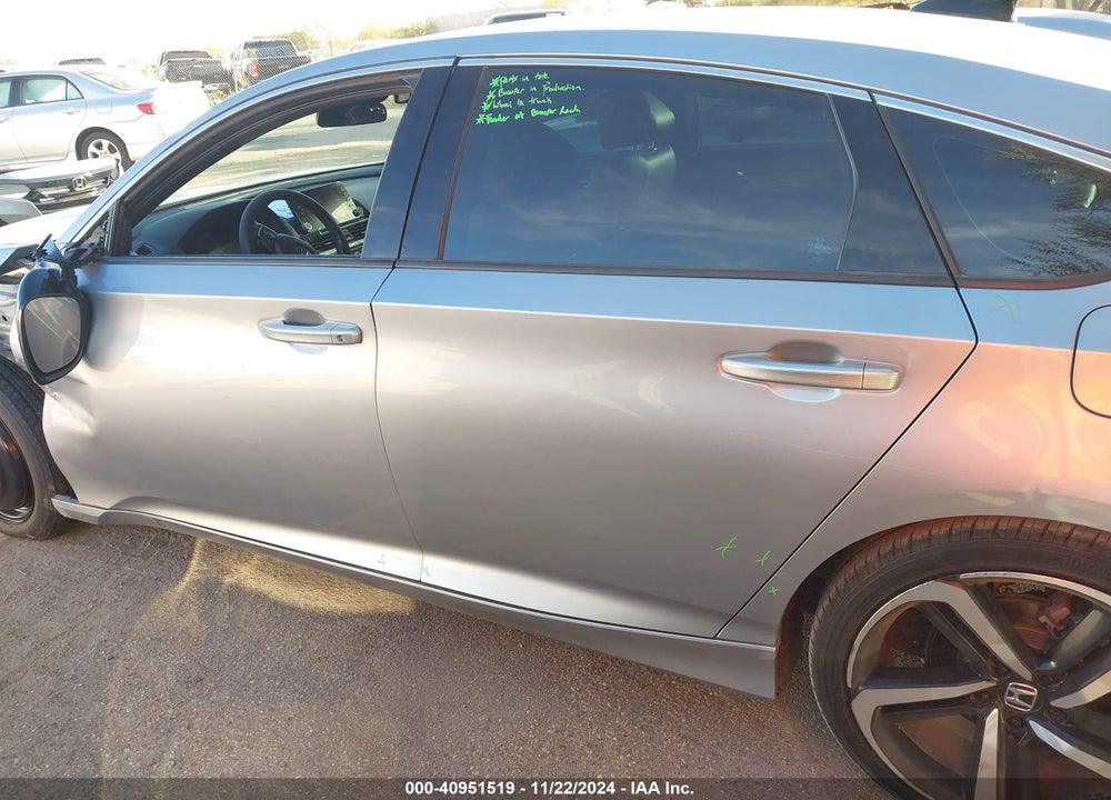 2021 HONDA ACCORD VIN: 1HGCV2F30MA027972