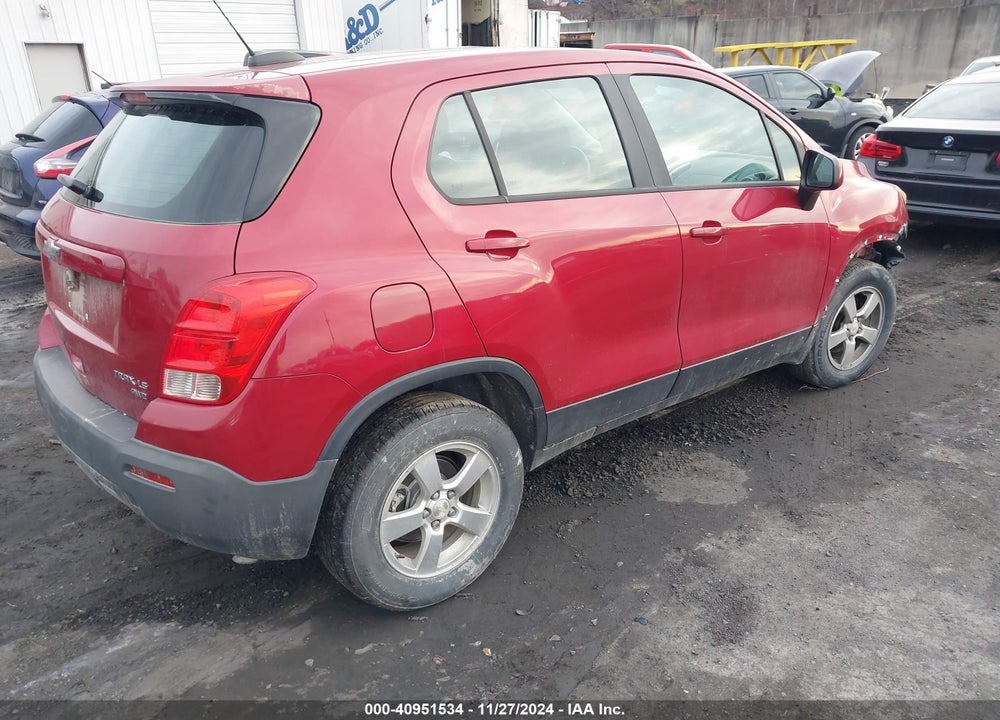 2015 CHEVROLET TRAX 1LS VIN: KL7CJPSB9FB110282