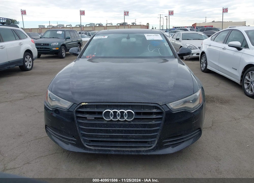 2012 AUDI A6 3.0 PREMIUM VIN: WAUGGAFC0CN112321