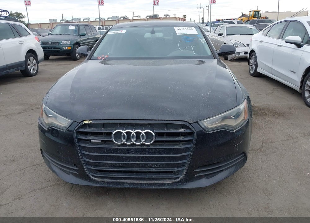 2012 AUDI A6 3.0 PREMIUM VIN: WAUGGAFC0CN112321