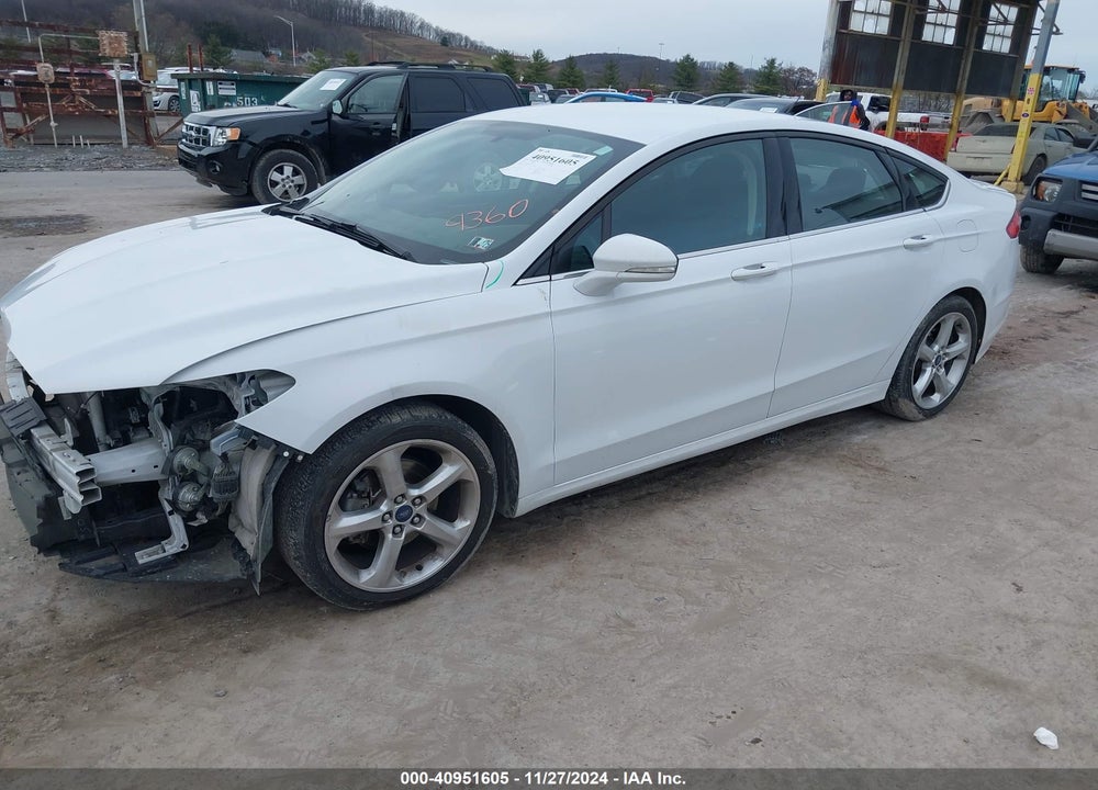 2016 FORD FUSION SE VIN: 3FA6P0HD5GR319360