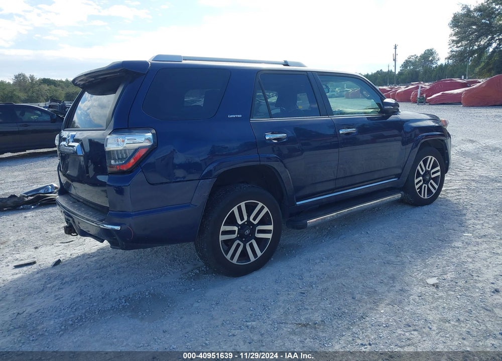 2016 TOYOTA 4RUNNER LIMITED VIN: JTEBU5JR2G5298275