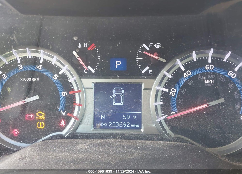 2016 TOYOTA 4RUNNER LIMITED VIN: JTEBU5JR2G5298275