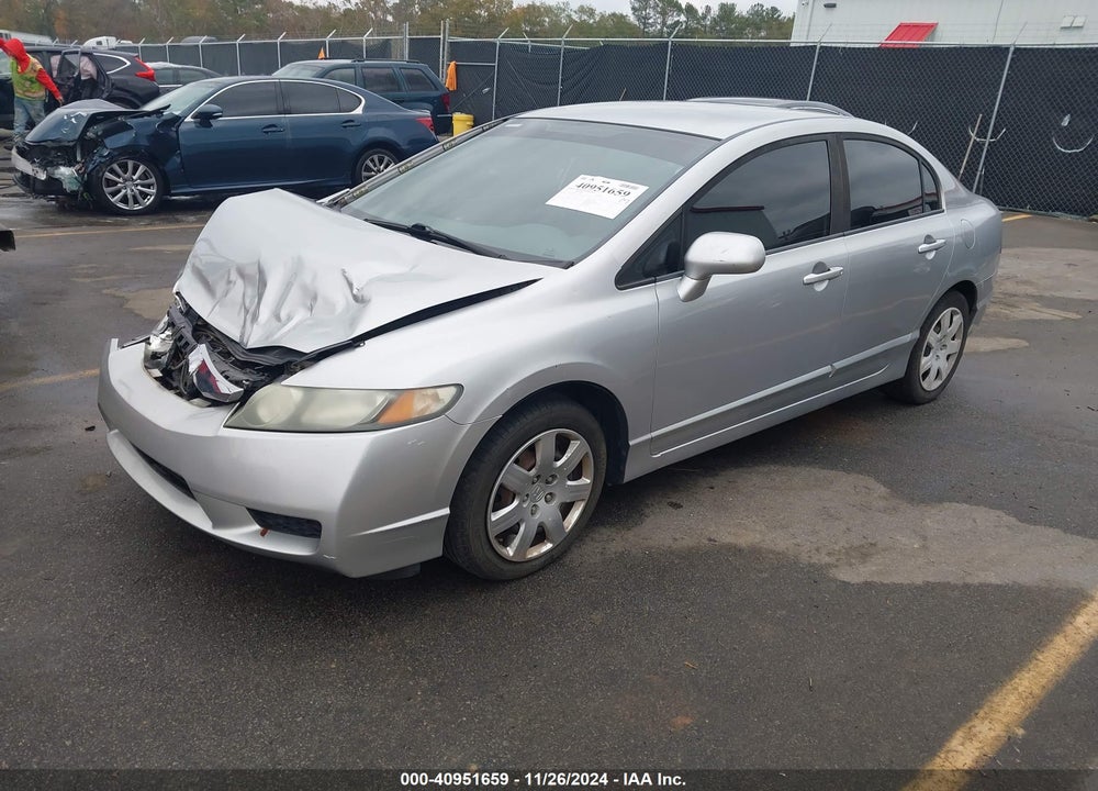 2011 HONDA CIVIC LX VIN: 19XFA1F56BE033546