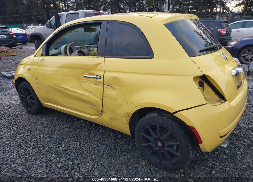 2013 FIAT 500 POP VIN: 3C3CFFAR8DT741148
