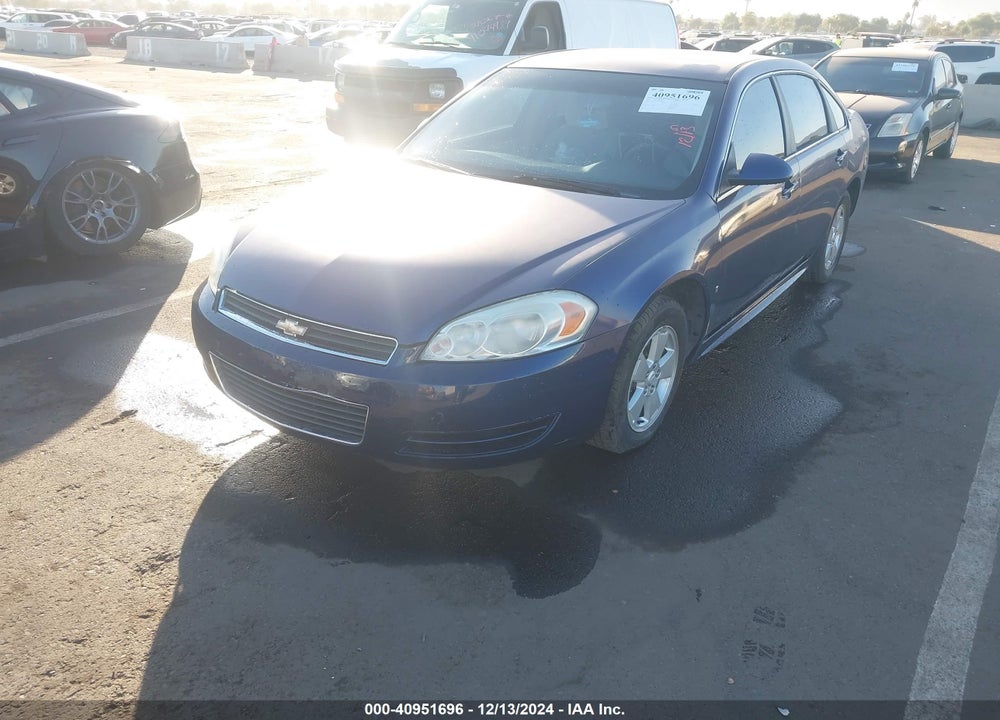 2009 CHEVROLET IMPALA LT VIN: 2G1WT57N691289508