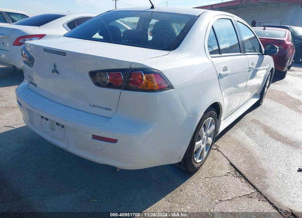 2015 MITSUBISHI LANCER ES VIN: JA32U2FUXFU013938