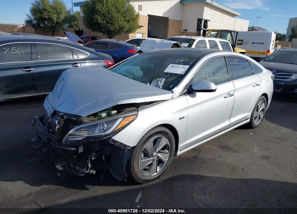 2017 HYUNDAI SONATA HYBRID LIMITED VIN: KMHE34L32HA067842