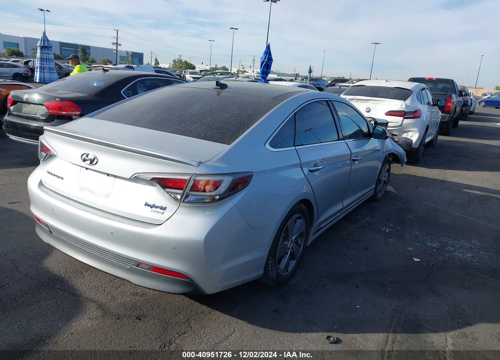 2017 HYUNDAI SONATA HYBRID LIMITED VIN: KMHE34L32HA067842