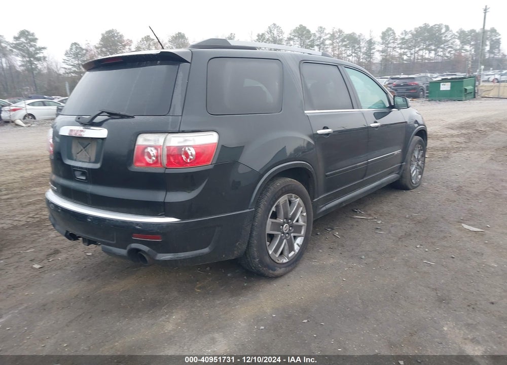2011 GMC ACADIA DENALI VIN: 1GKKRTED3BJ376608