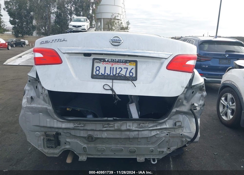 2019 NISSAN SENTRA S VIN: 3N1AB7AP0KY249512