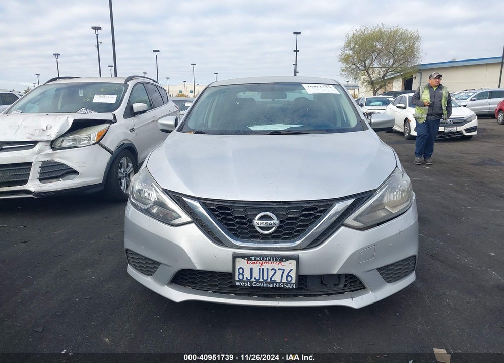 2019 NISSAN SENTRA S VIN: 3N1AB7AP0KY249512