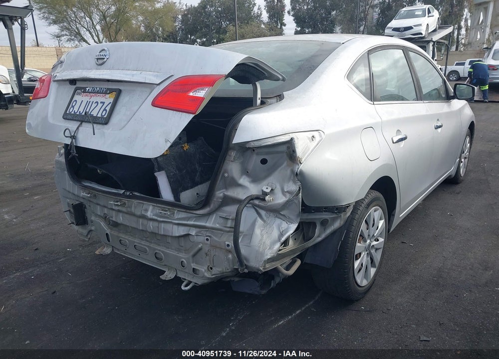 2019 NISSAN SENTRA S VIN: 3N1AB7AP0KY249512