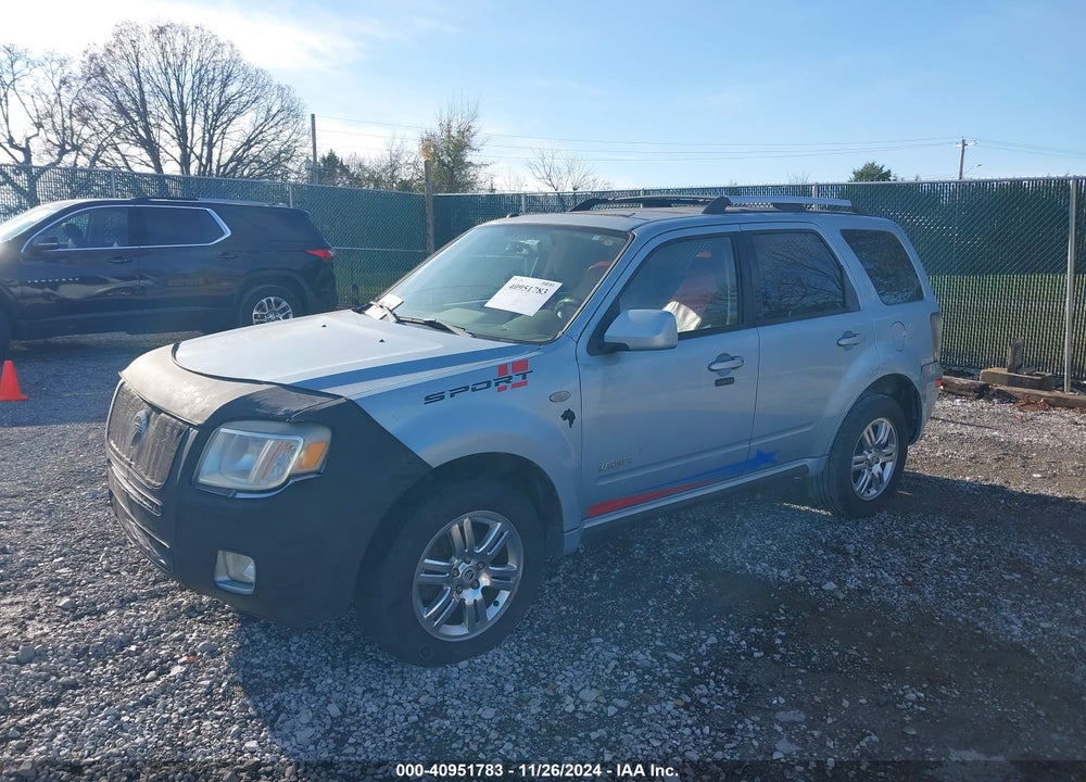 2008 MERCURY MARINER PREMIER VIN: 4M2CU87128KJ29043