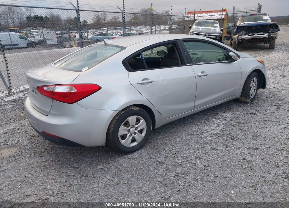 2016 KIA FORTE LX VIN: KNAFK4A68G5515661
