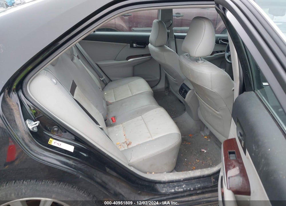 2012 TOYOTA CAMRY XLE V6 VIN: 4T1BK1FK5CU507910