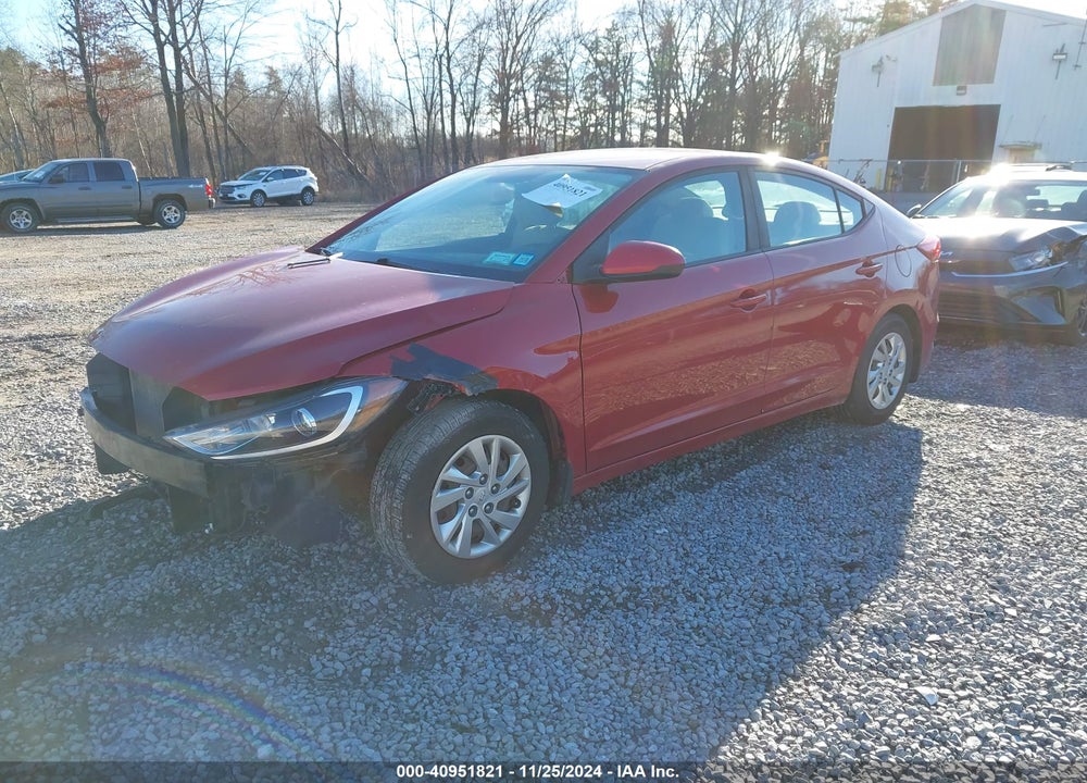 2017 HYUNDAI ELANTRA SE VIN: KMHD74LFXHU409272