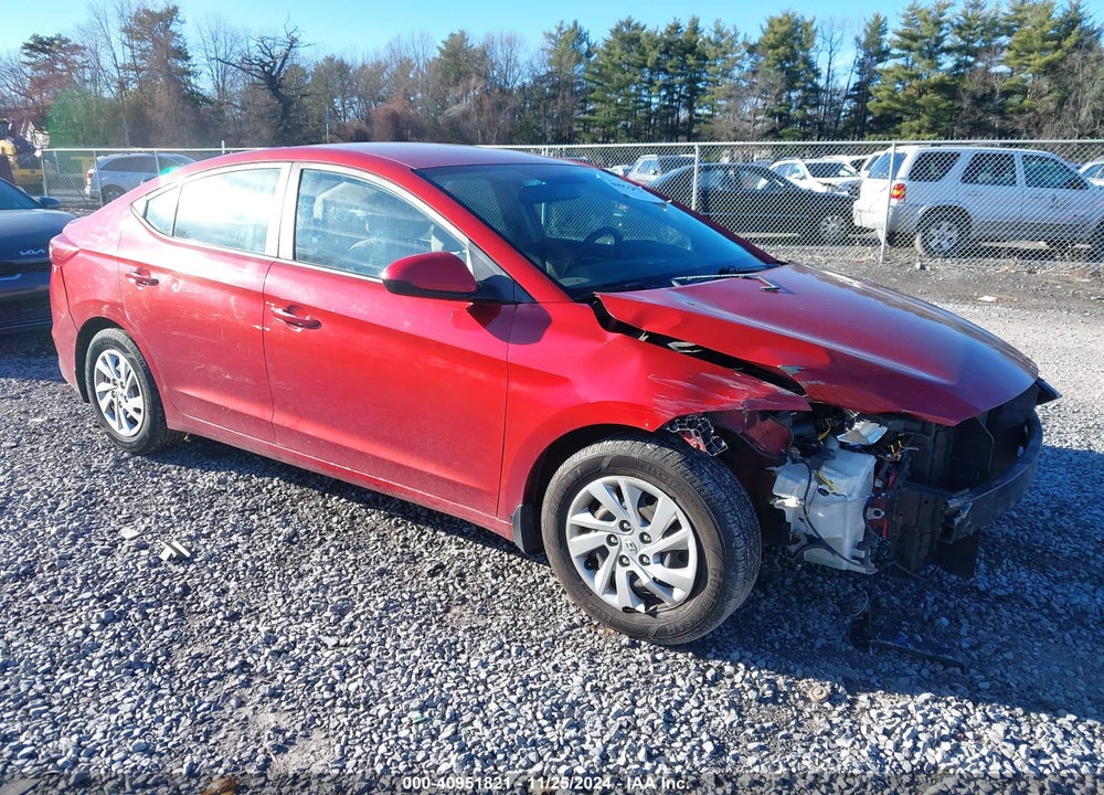 2017 HYUNDAI ELANTRA SE VIN: KMHD74LFXHU409272