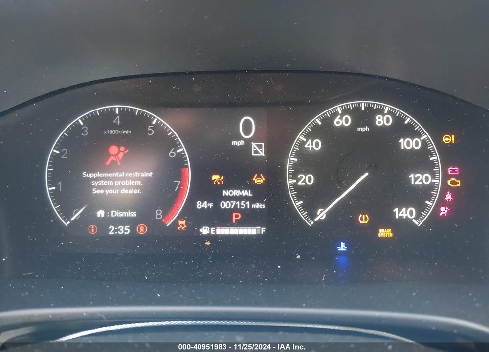 2024 HONDA CR-V EX-L AWD VIN: 2HKRS4H79RH463653
