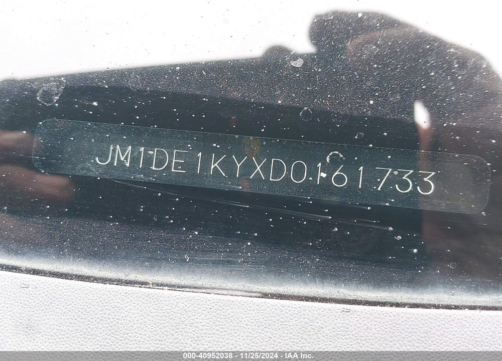 2013 MAZDA 2 SPORT VIN: JM1DE1KYXD0161733