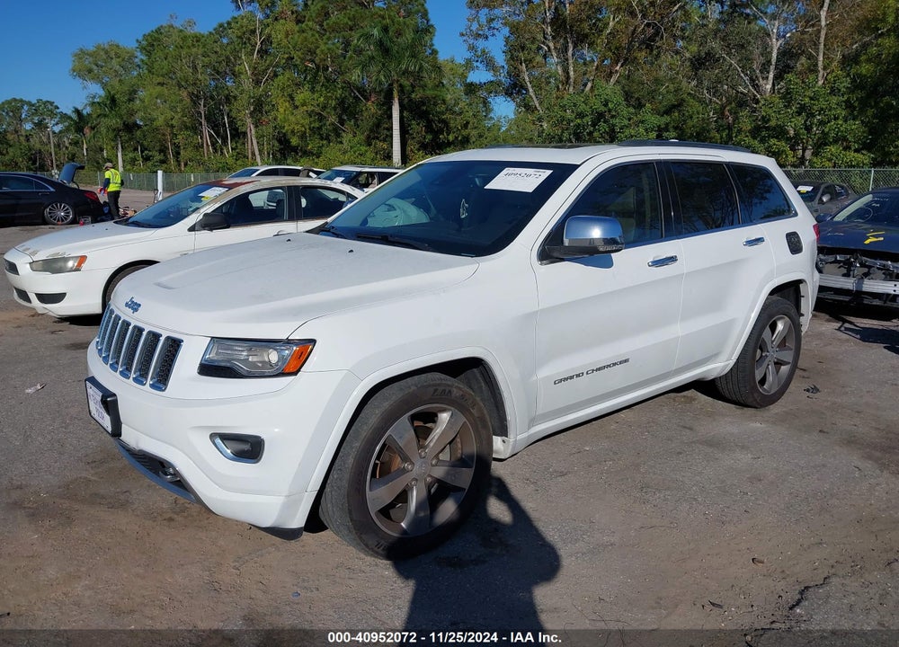 2015 CHEROKEE JEEP GRAND  OVERLAND VIN: 1C4RJECG2FC744457