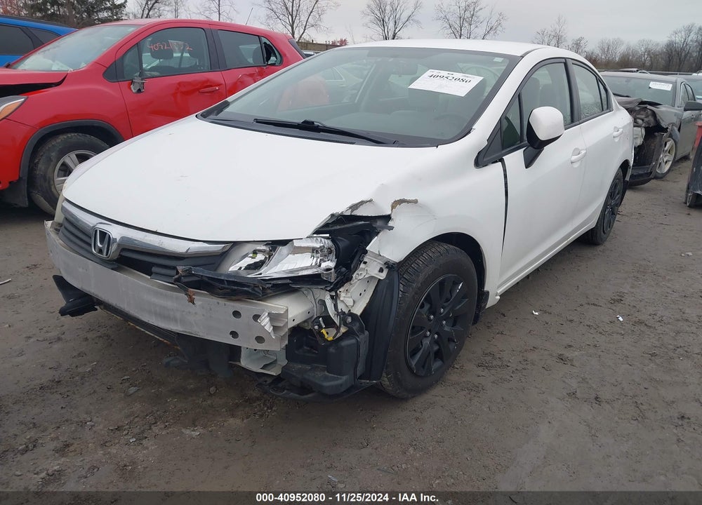 2012 HONDA CIVIC LX VIN: JHMFB2F54CS000125