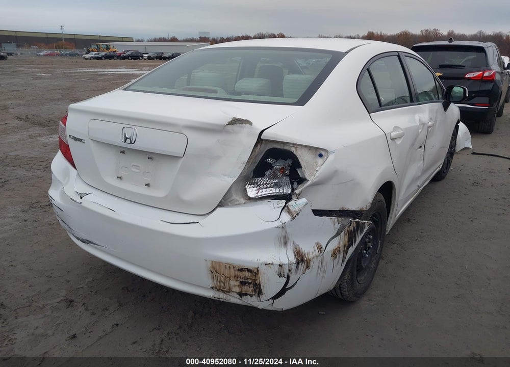 2012 HONDA CIVIC LX VIN: JHMFB2F54CS000125