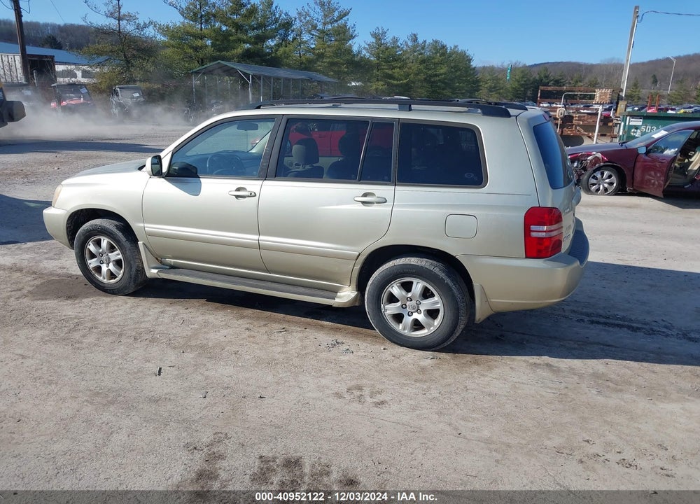 2003 TOYOTA HIGHLANDER V6 VIN: JTEHF21A430142386