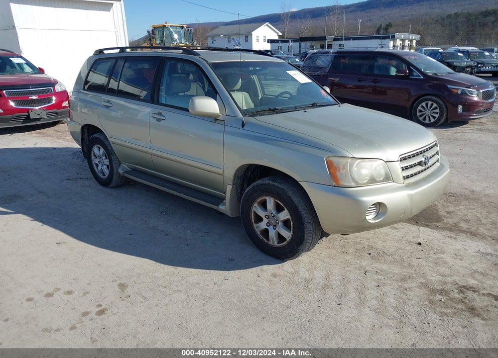 2003 TOYOTA HIGHLANDER V6 VIN: JTEHF21A430142386