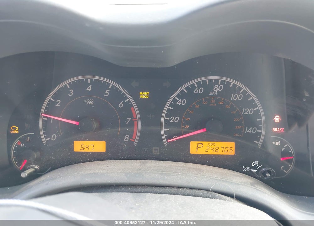 2009 TOYOTA COROLLA LE VIN: JTDBL40E09J032490