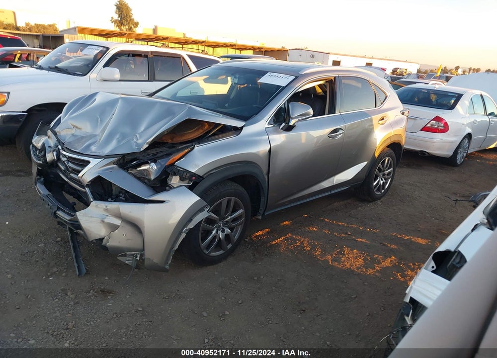 2016 LEXUS NX 200T VIN: JTJBARBZ9G2086992