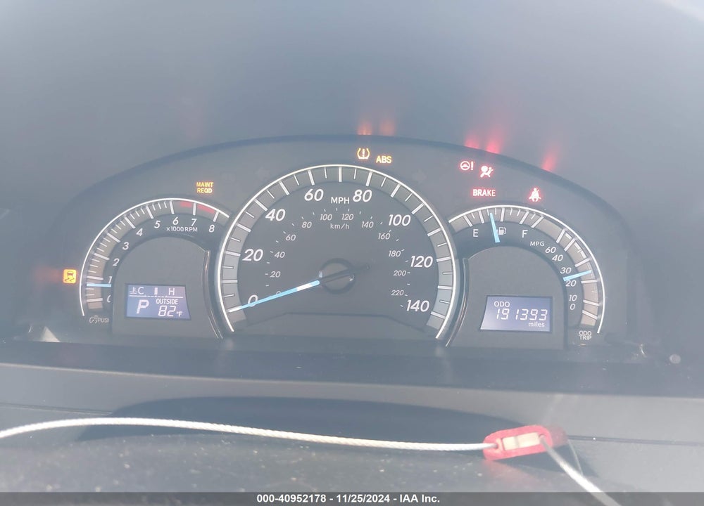 2013 TOYOTA CAMRY SE VIN: 4T1BF1FK4DU252494