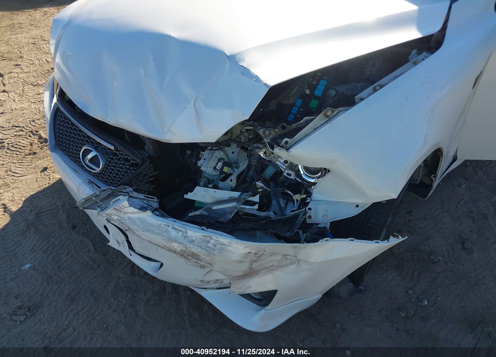 2012 LEXUS IS 250 VIN: JTHBF5C21C5168916