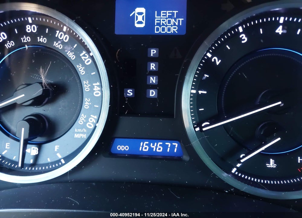 2012 LEXUS IS 250 VIN: JTHBF5C21C5168916
