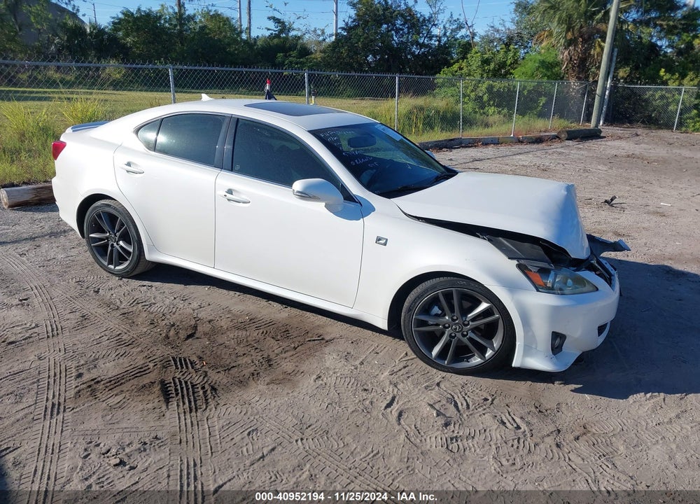 2012 LEXUS IS 250 VIN: JTHBF5C21C5168916