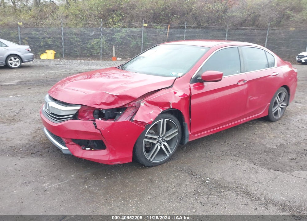 2016 HONDA ACCORD SPORT VIN: 1HGCR2F55GA182530