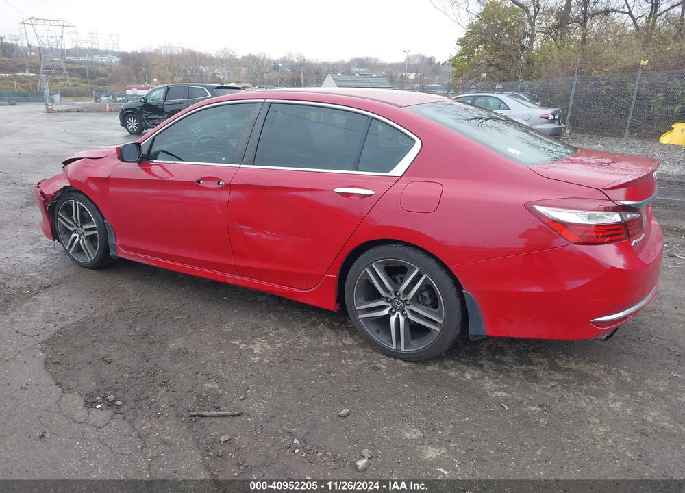 2016 HONDA ACCORD SPORT VIN: 1HGCR2F55GA182530