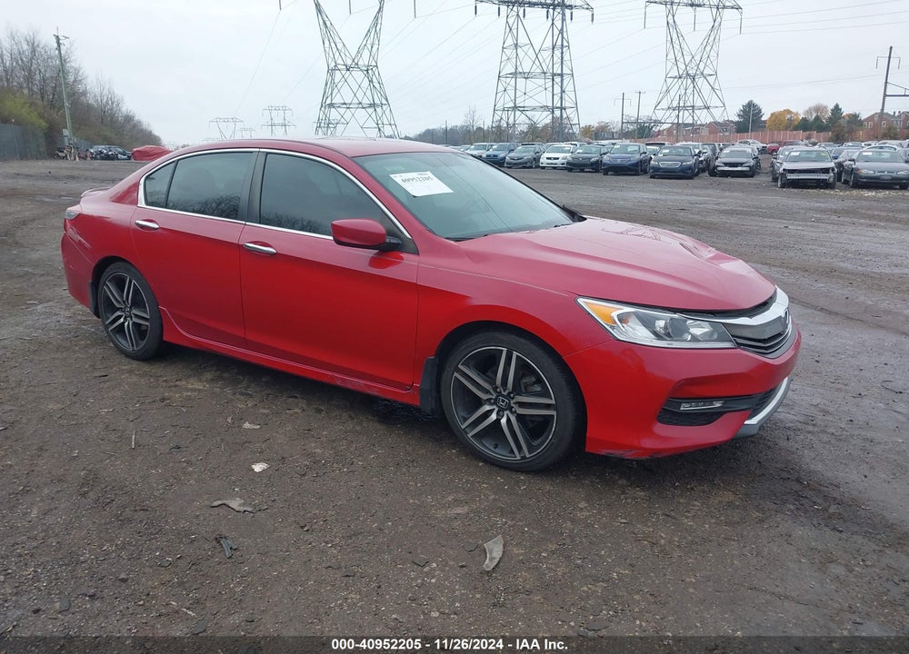 2016 HONDA ACCORD SPORT VIN: 1HGCR2F55GA182530
