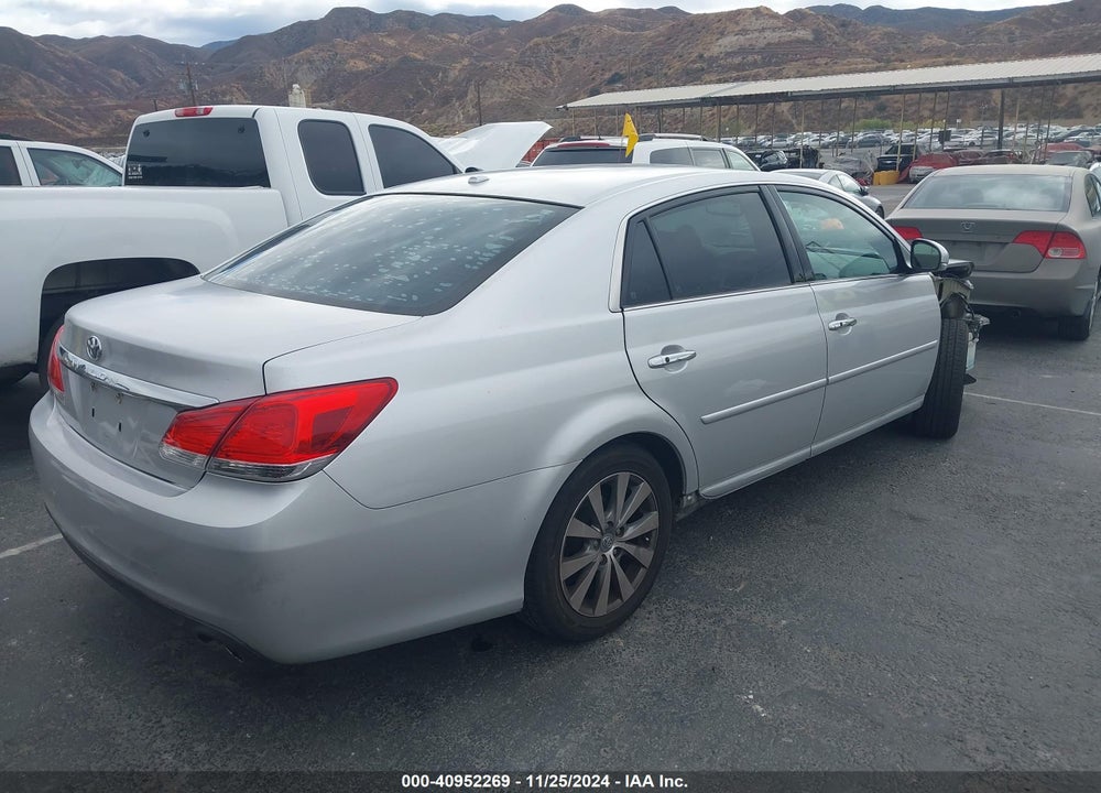 2011 TOYOTA AVALON LIMITED VIN: 4T1BK3DB2BU402948