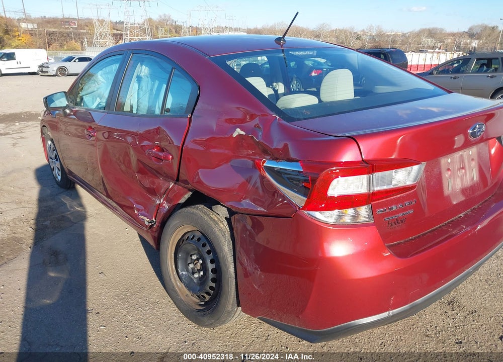 2019 SUBARU IMPREZA 2.0I VIN: 4S3GKAA67K3607600