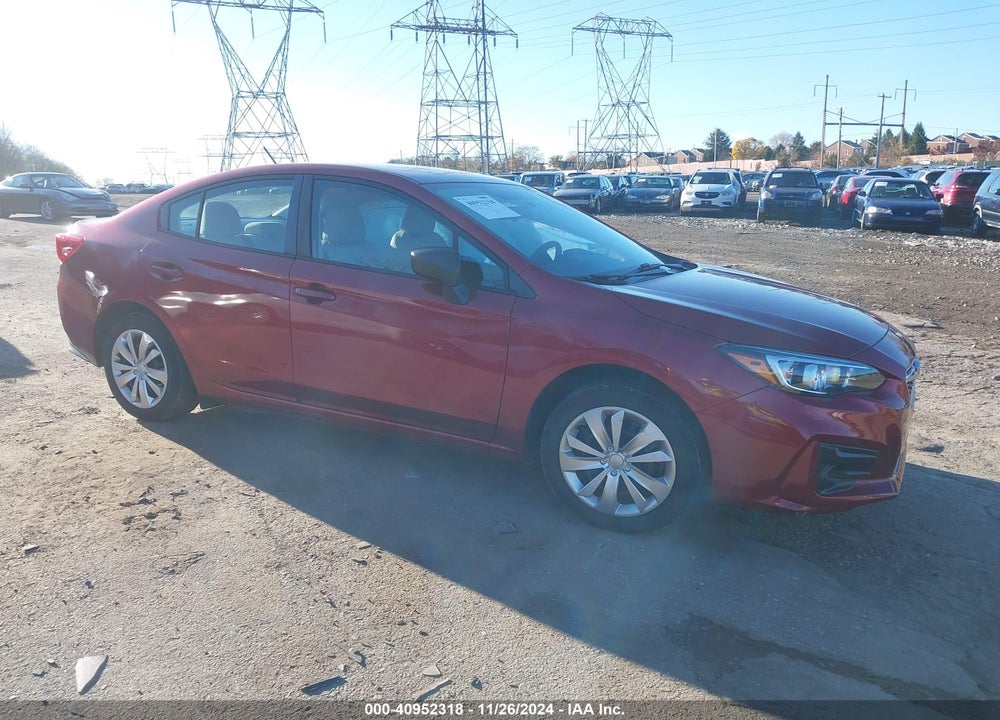 2019 SUBARU IMPREZA 2.0I VIN: 4S3GKAA67K3607600