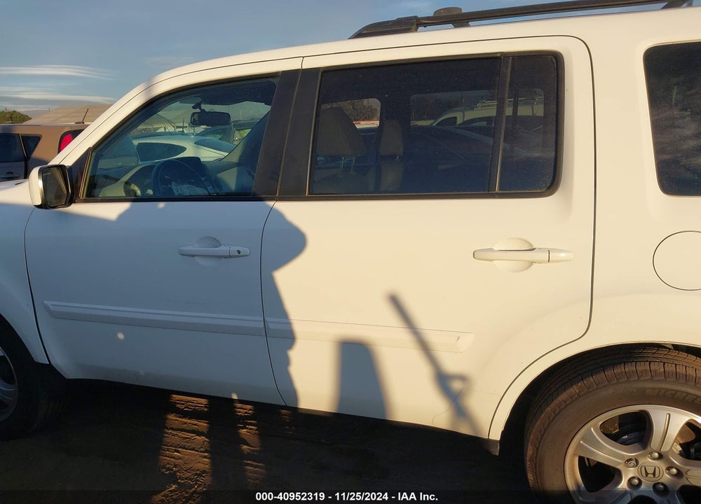 2013 HONDA PILOT EX-L VIN: 5FNYF3H59DB028535