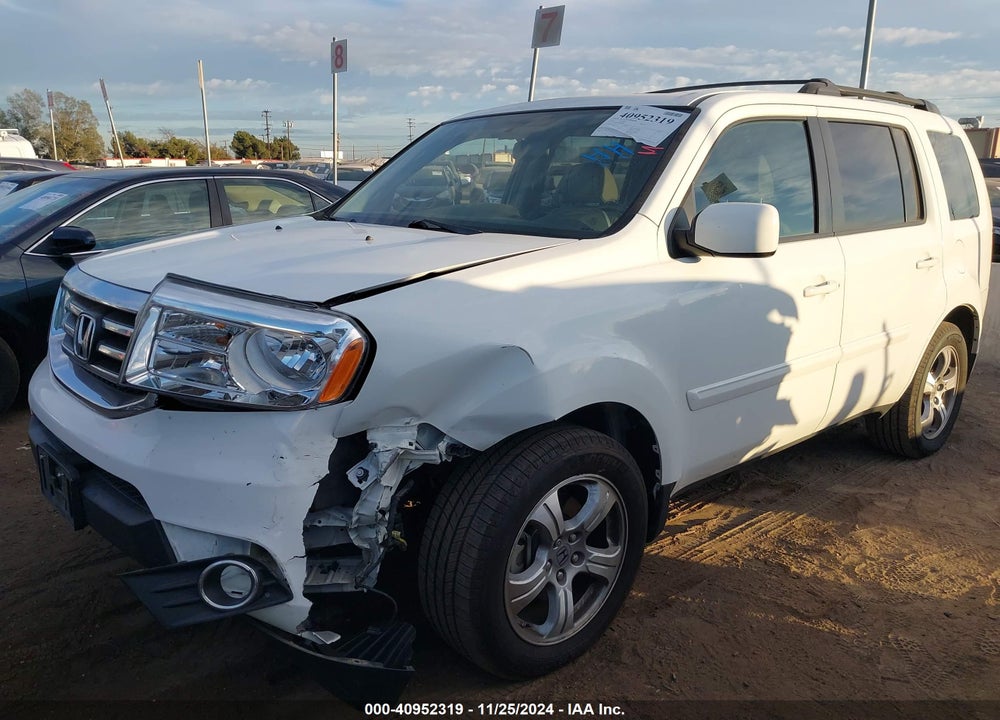 2013 HONDA PILOT EX-L VIN: 5FNYF3H59DB028535